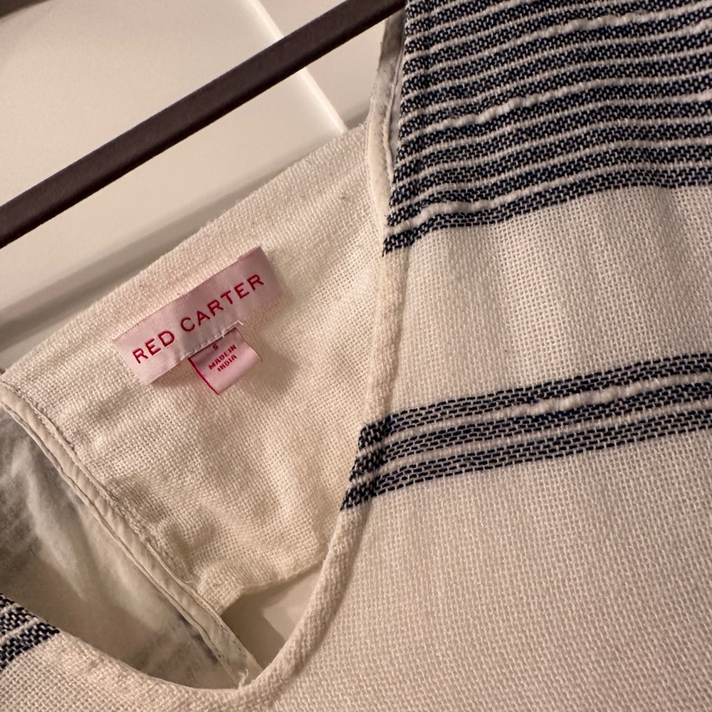GUC Red Carter Rosa Caftan Striped Swim Coverup - Picture 7 of 8
